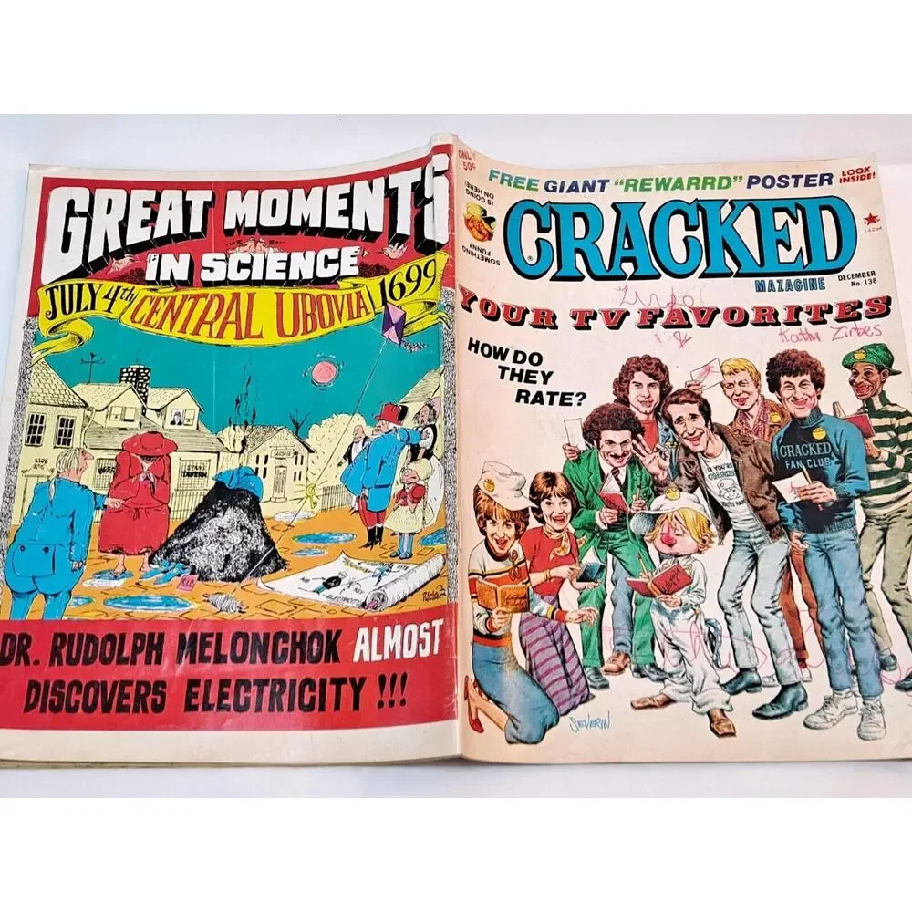 Cracked Magazine # 138 - December, 1976 FREE GIANT 